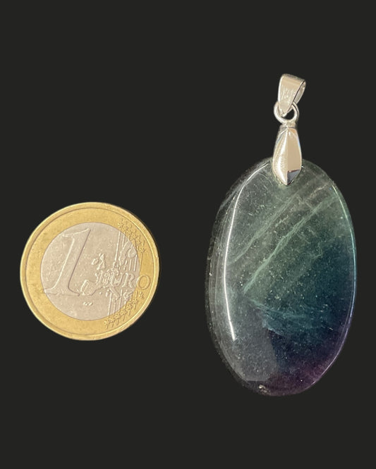 Pendentif en fluorite extra