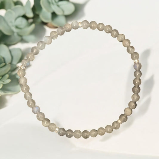 Bracelet de cheville en labradorite