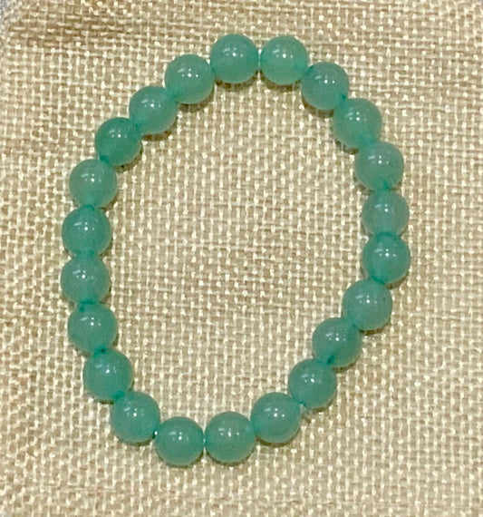 Bracelet en aventurine verte