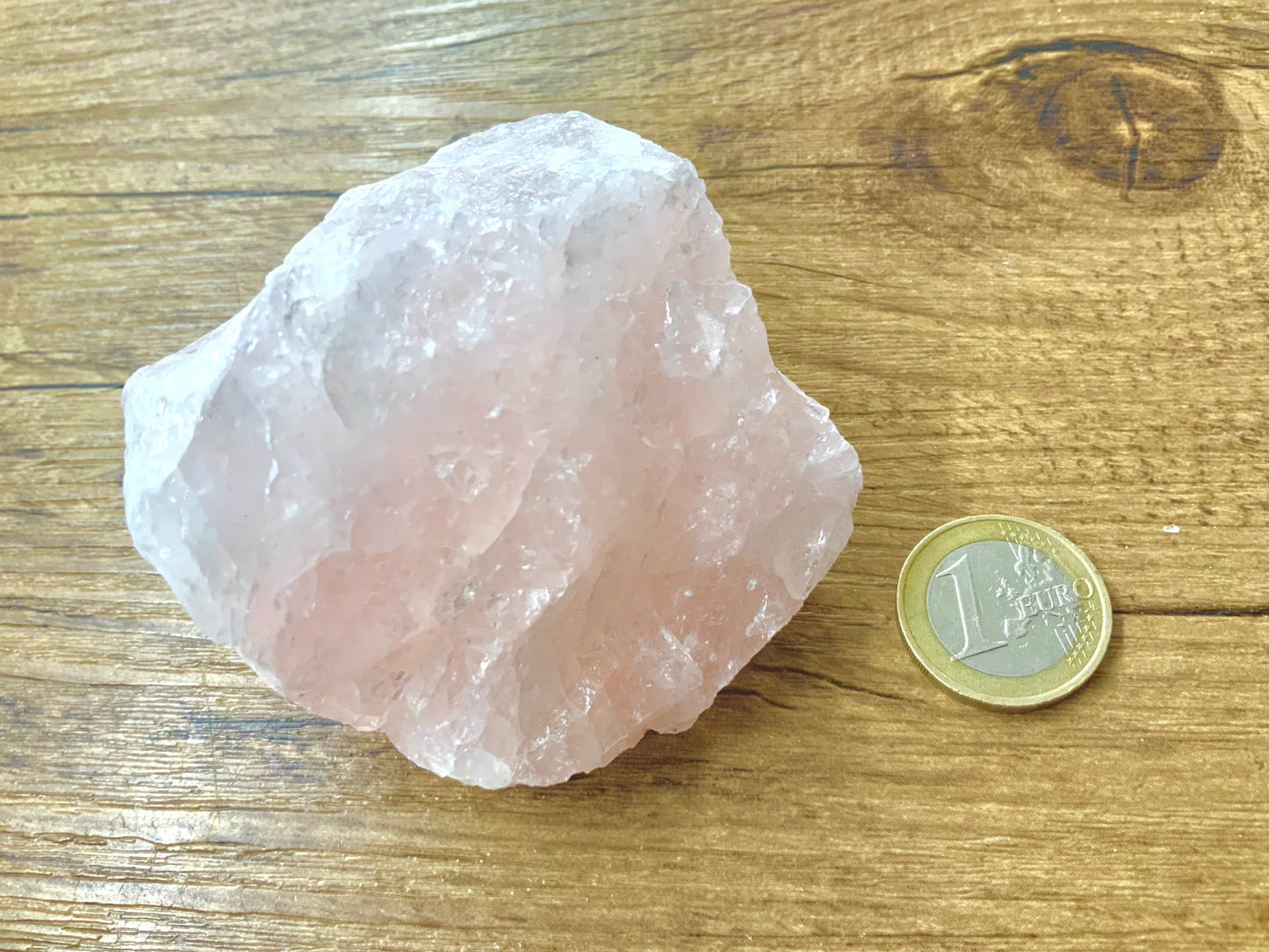 Quartz rose bloc brut de 300 gr environ