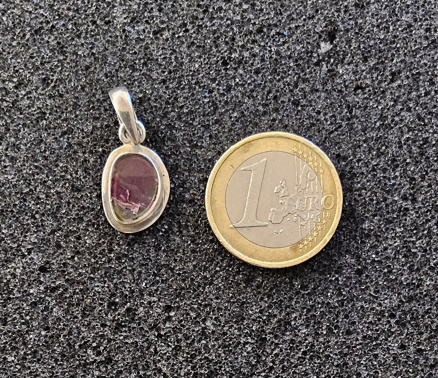 Pendentif en tourmaline rose