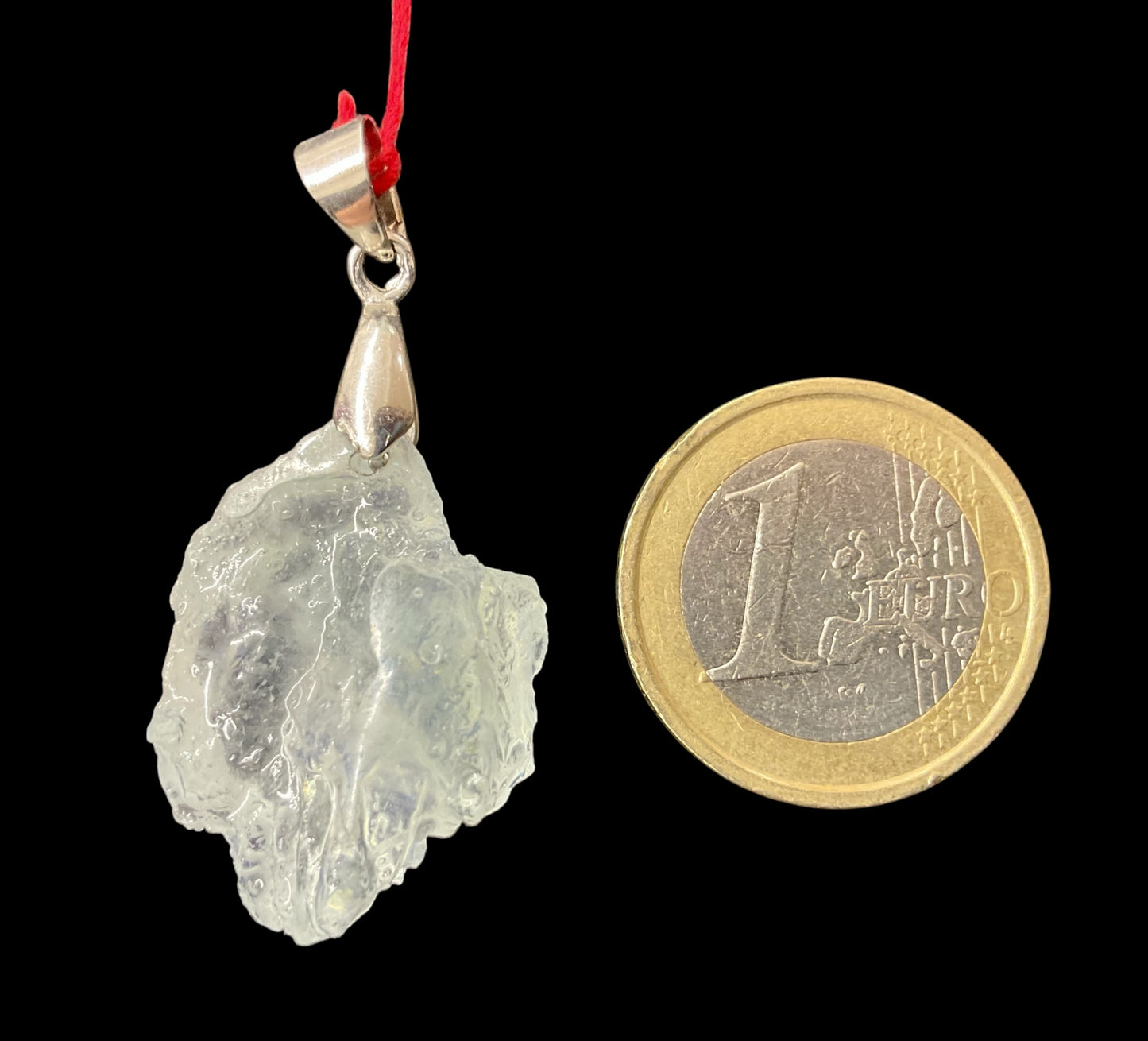 Pendentif aigue-marine brute