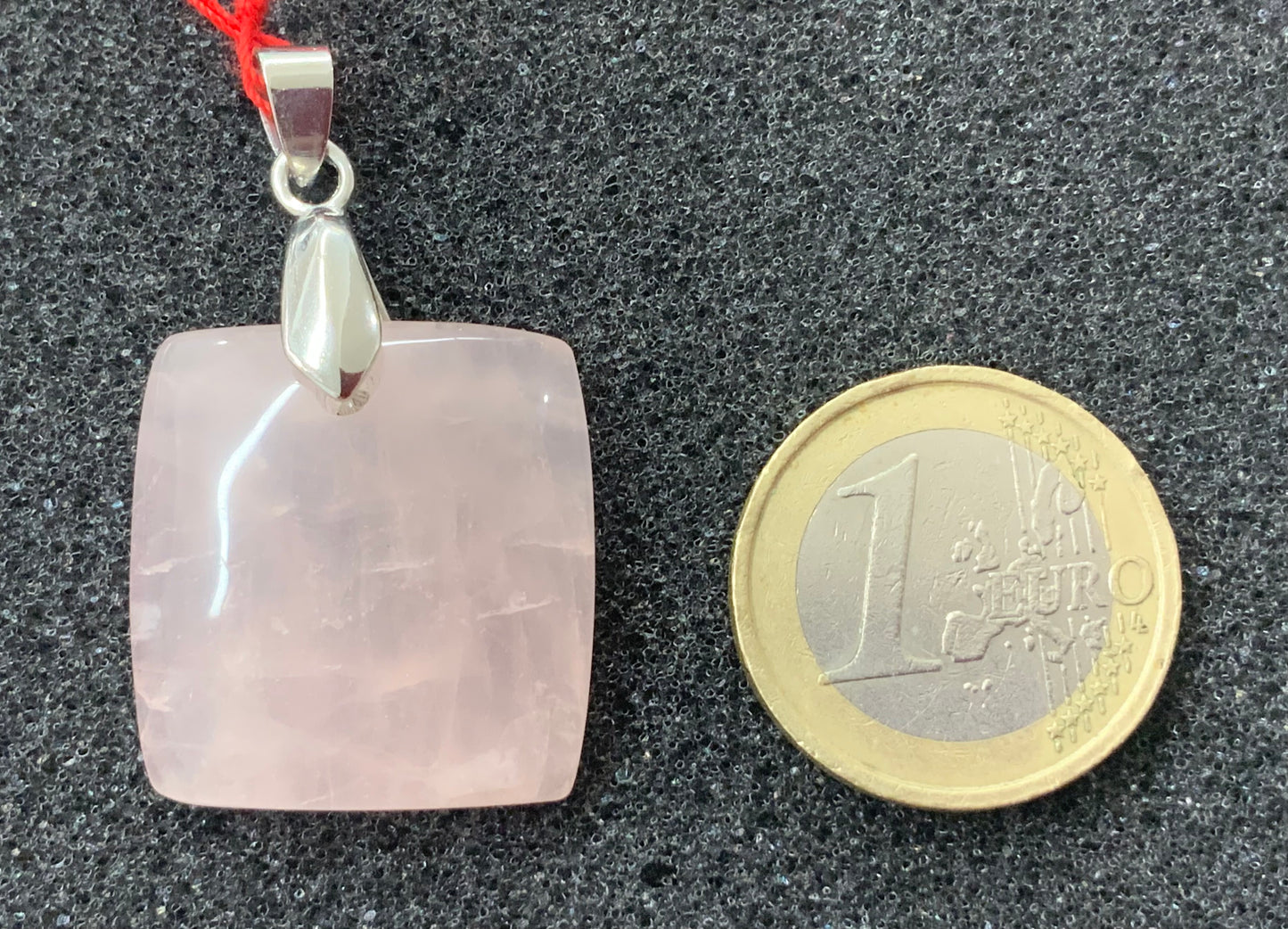 Pendentif en quartz rose