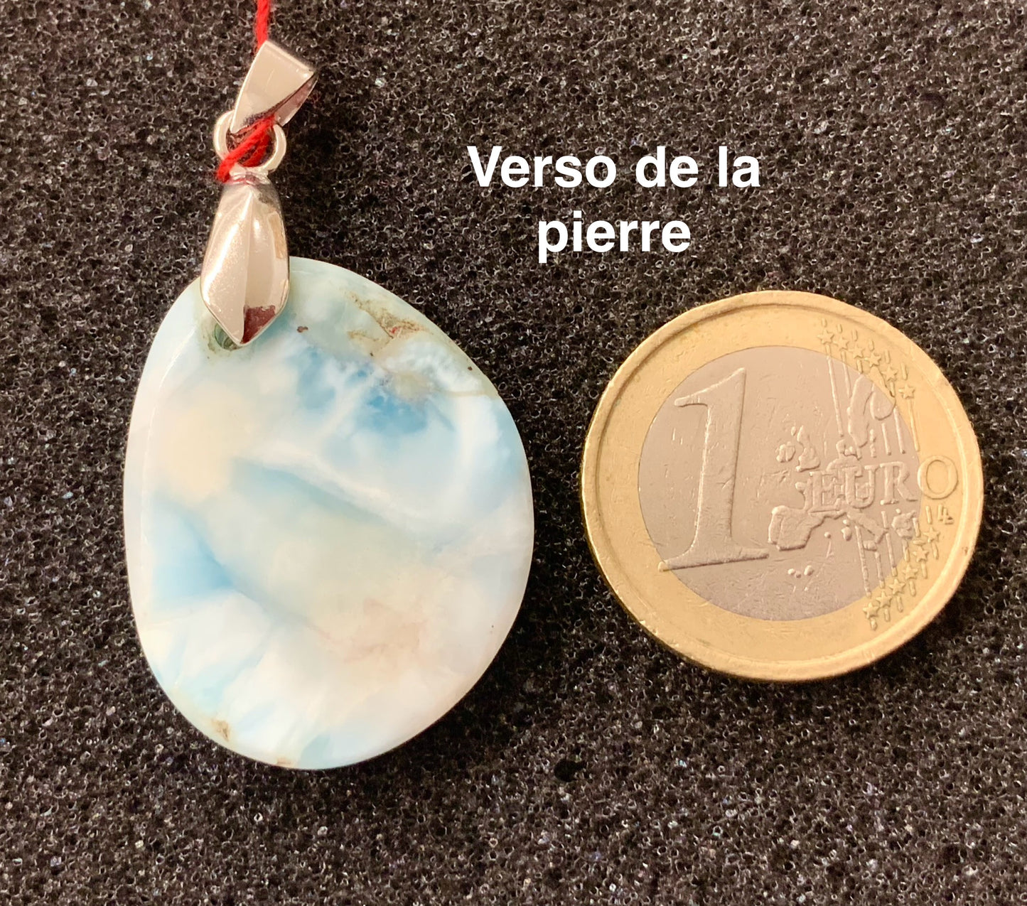 Pendentif en larimar