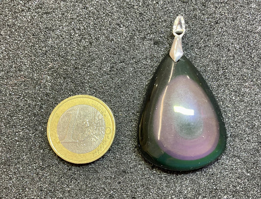 Pendentif obsidienne œil Céleste
