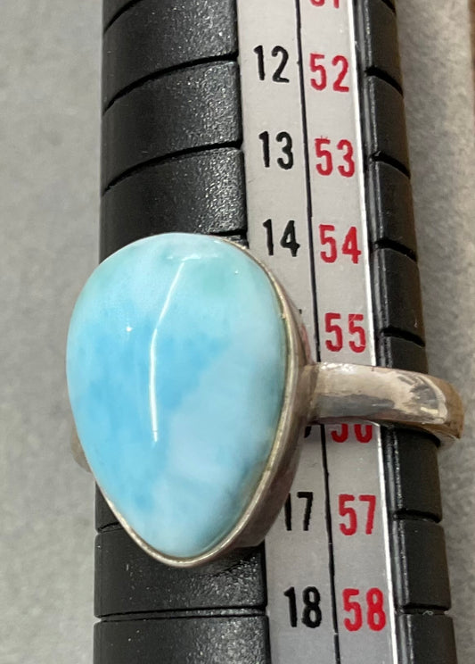 Bague en larimar taille 55