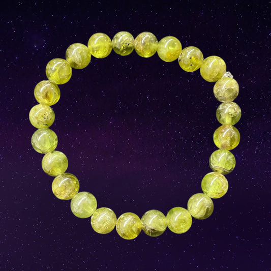 Bracelet en péridot (ou Olivine)