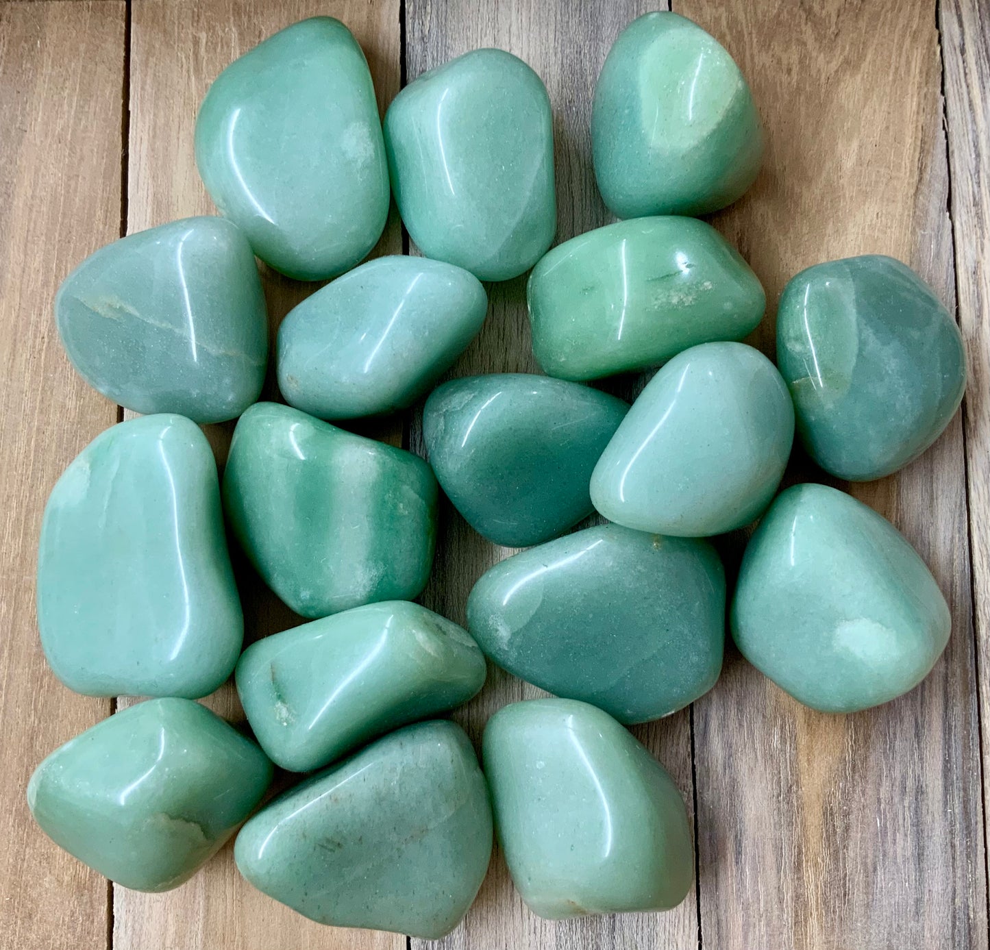 Aventurine en pierre roulée du Brésil