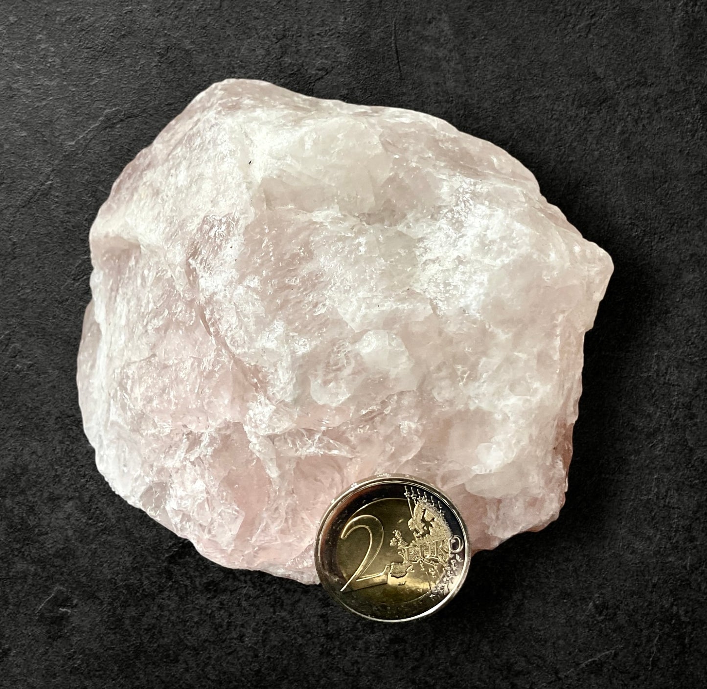 Quartz rose bloc brut de 1026 g