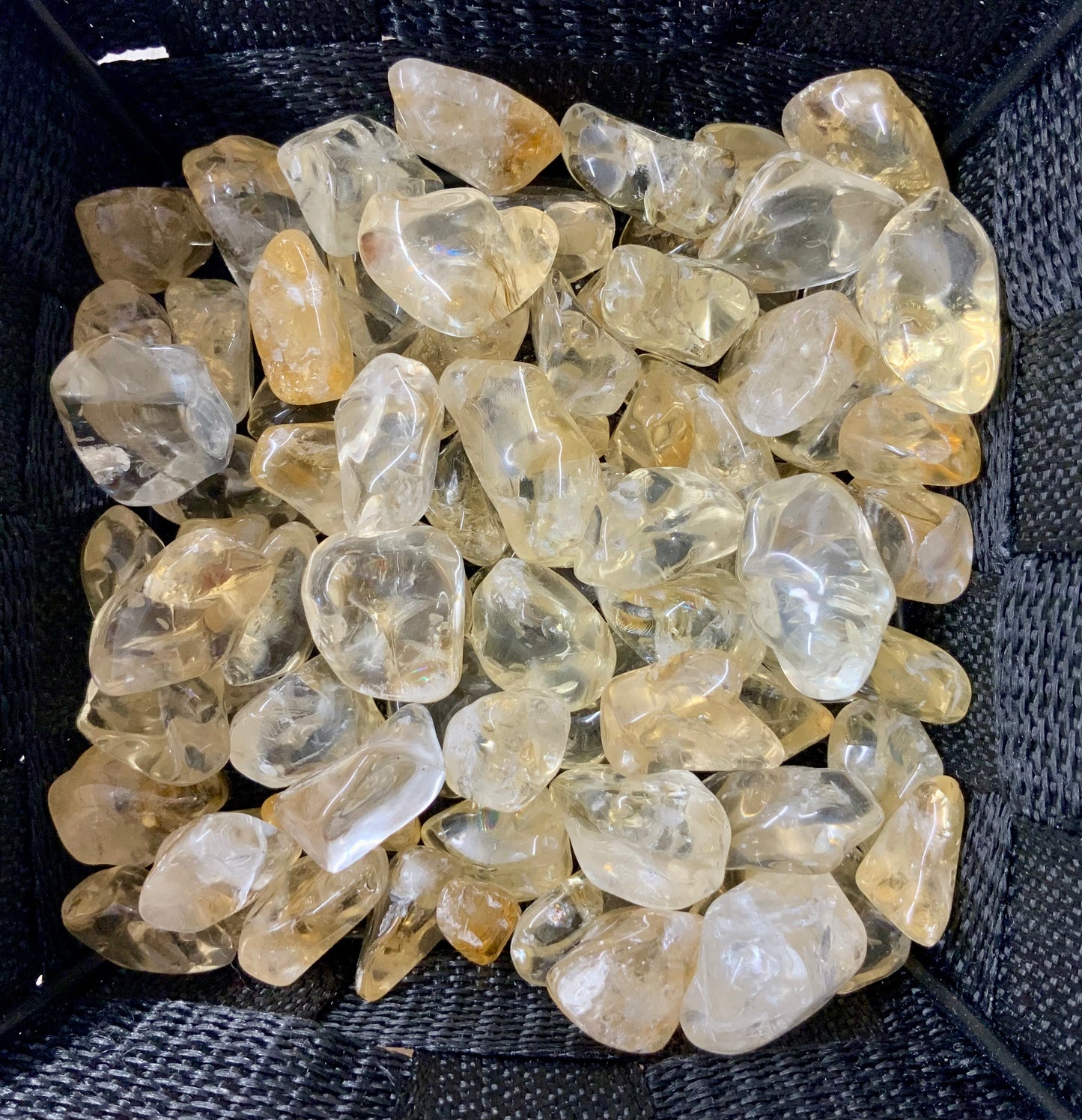 Citrine chauffée pierre roulée