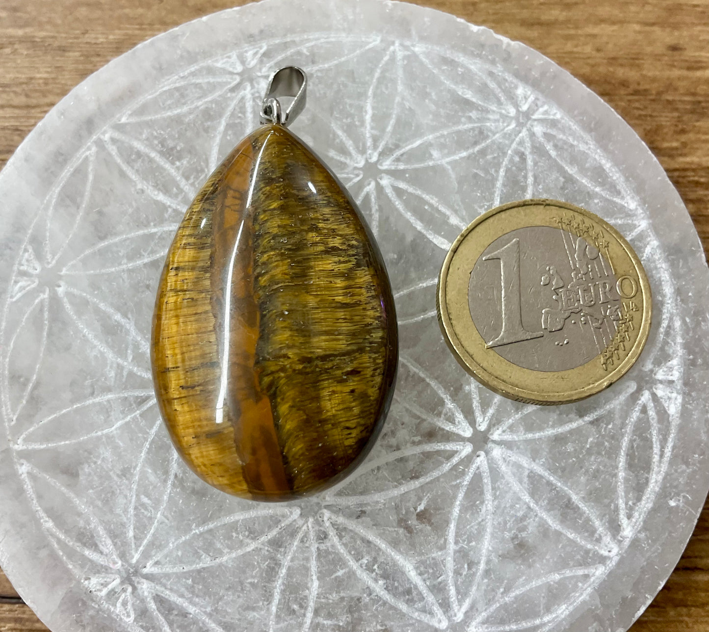 Pendentif en œil de tigre