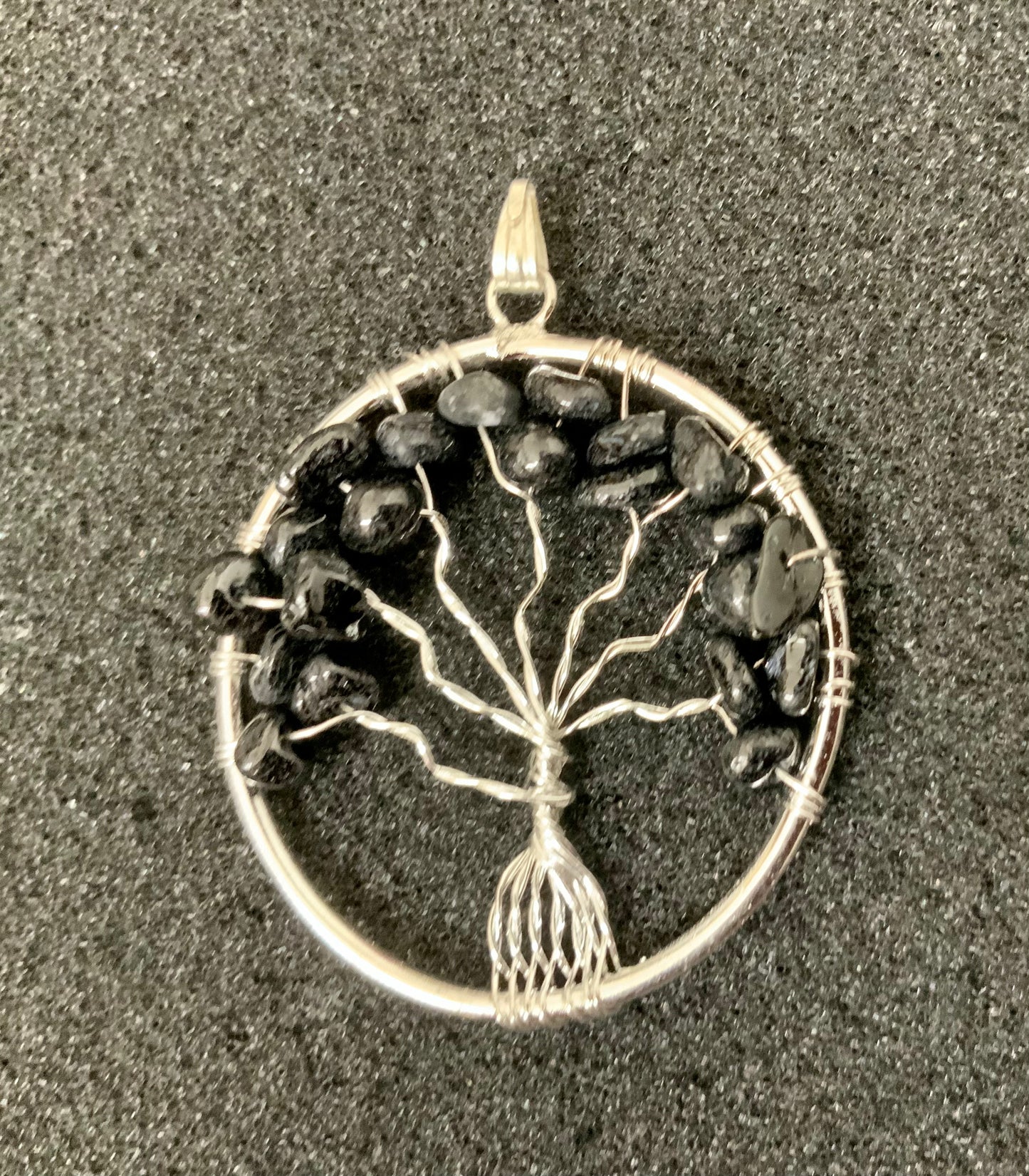 Pendentifs arbre perles « chips »