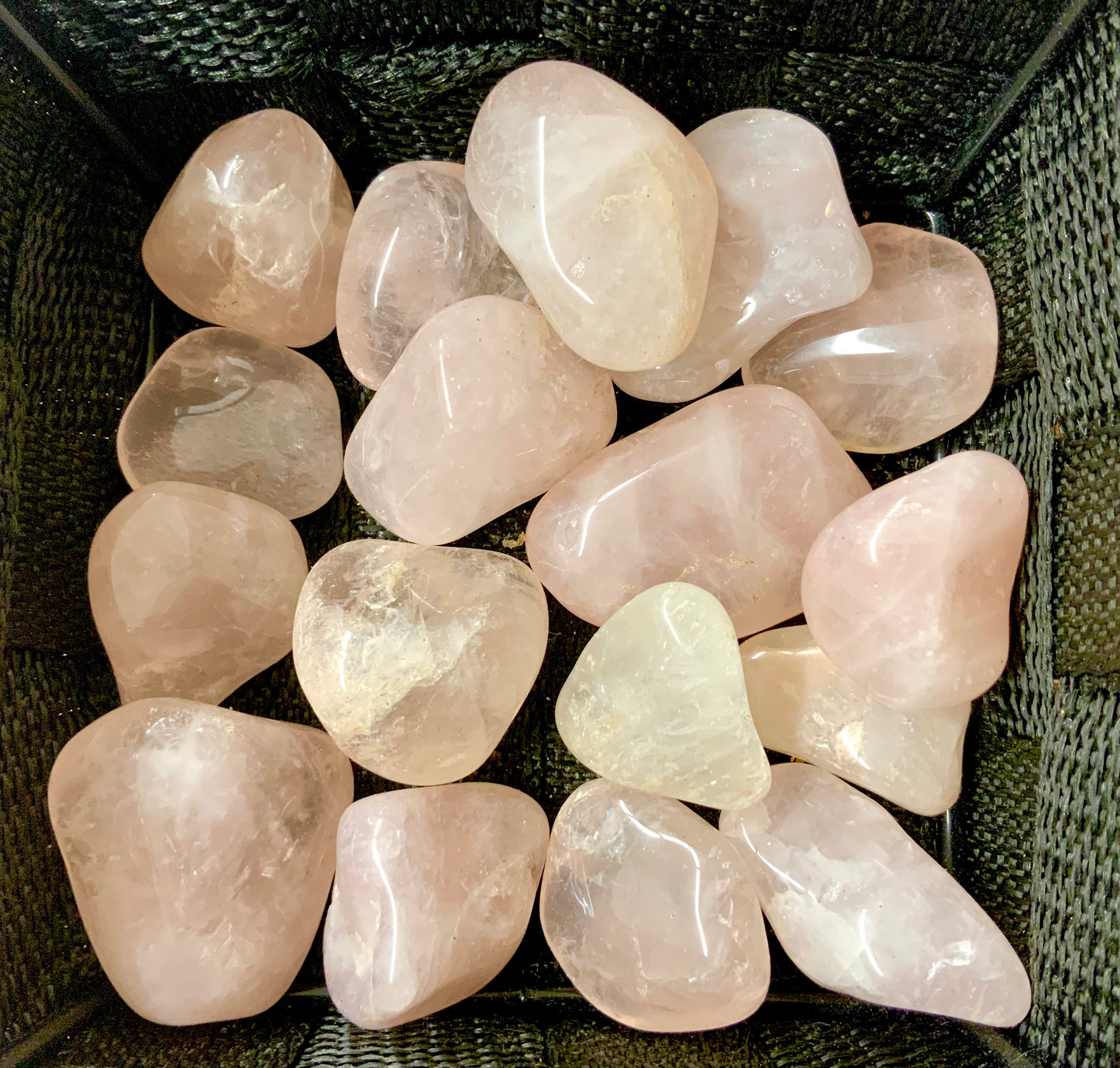 Pierre roulée quartz rose