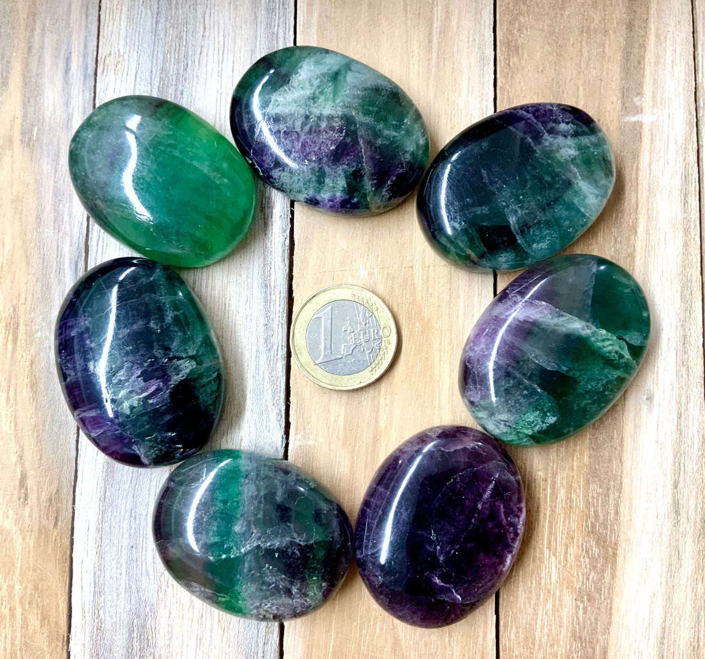 Galet de fluorite