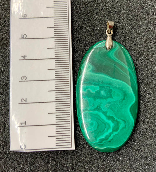Pendentif en malachite