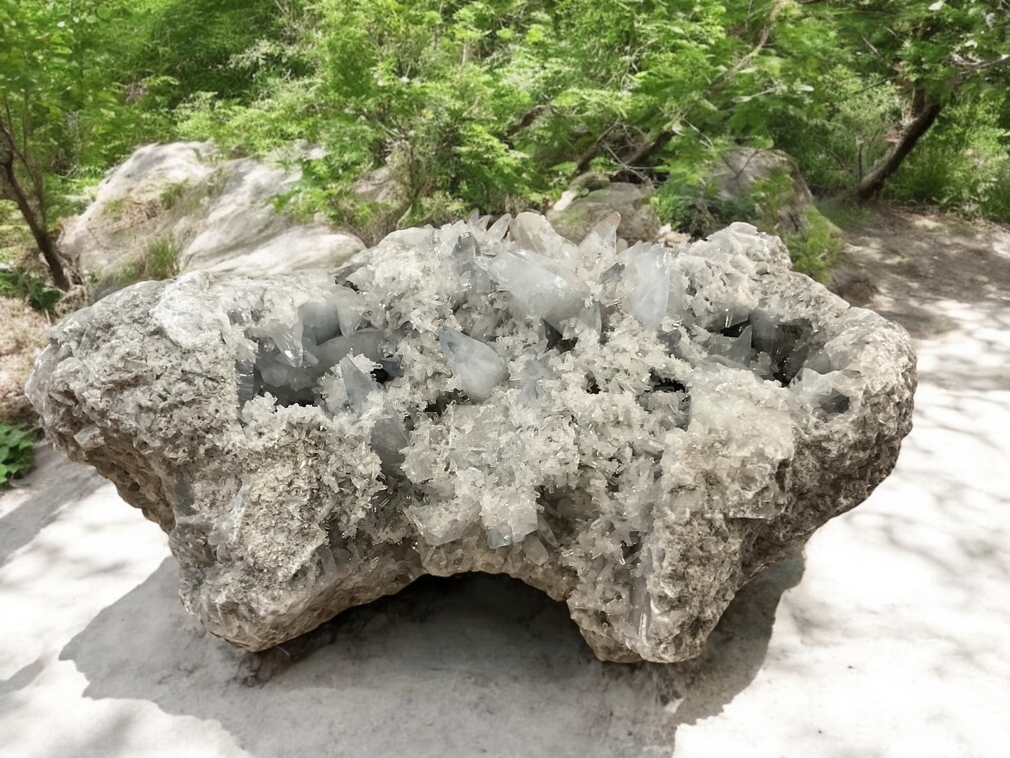 Géode en Célestine de 3,5kg
