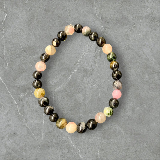 Bracelet en tourmaline mixte