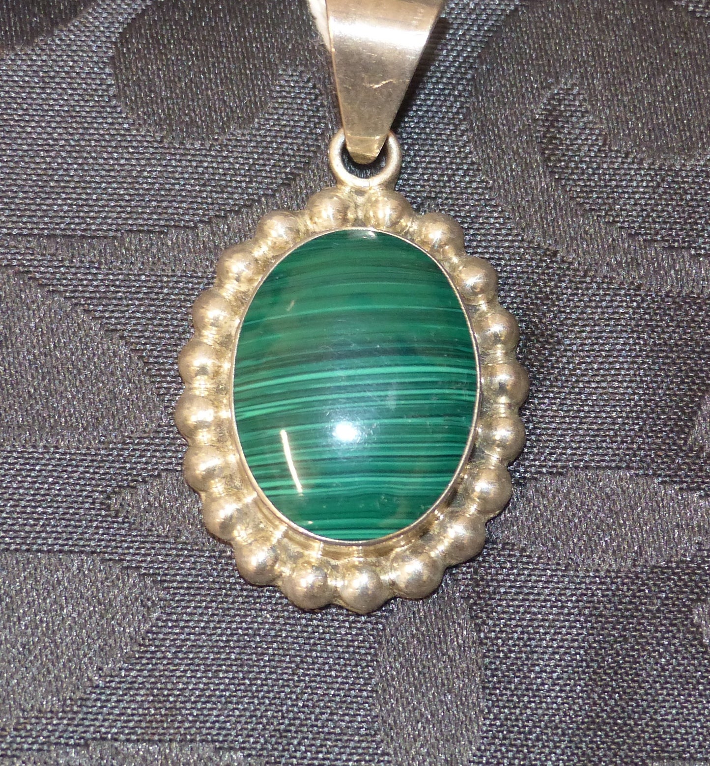 Pendentif en malachite