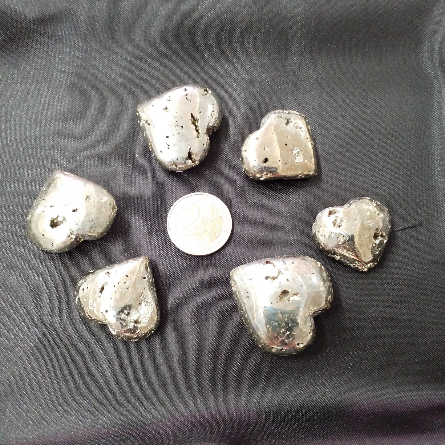 Pyrite forme cœur du Pérou