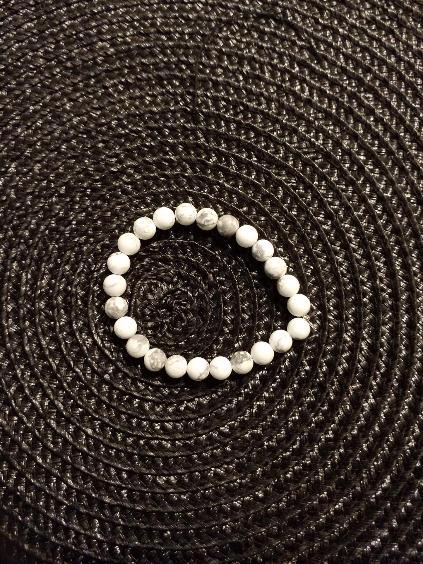 Bracelet ado 6mm howlite