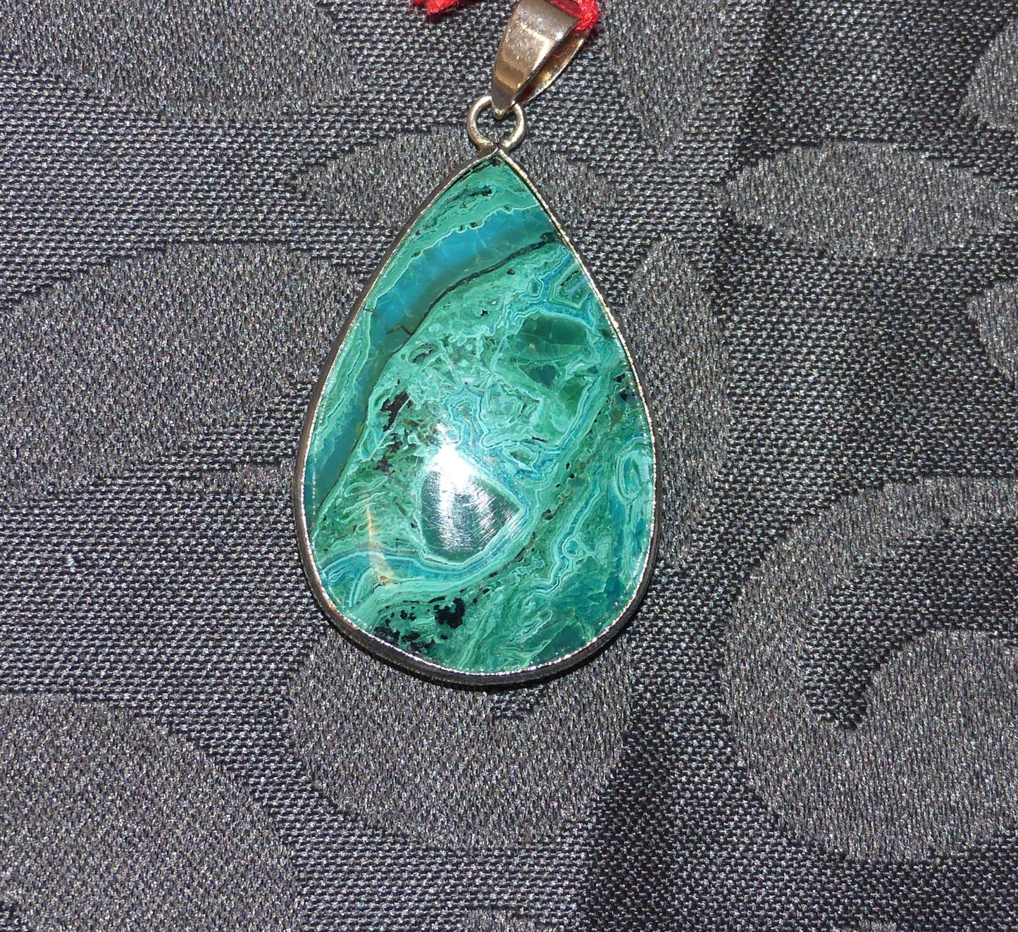 Pendentif en chrysocolle