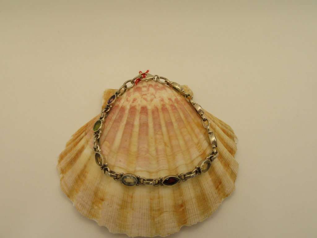 Bracelet baroque avec pierres fines