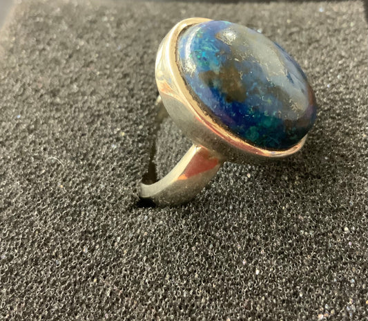 Bague en chrysocolle taille 58