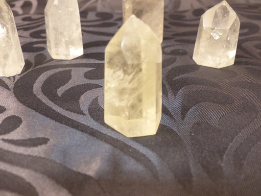 Pointe citrine naturelle