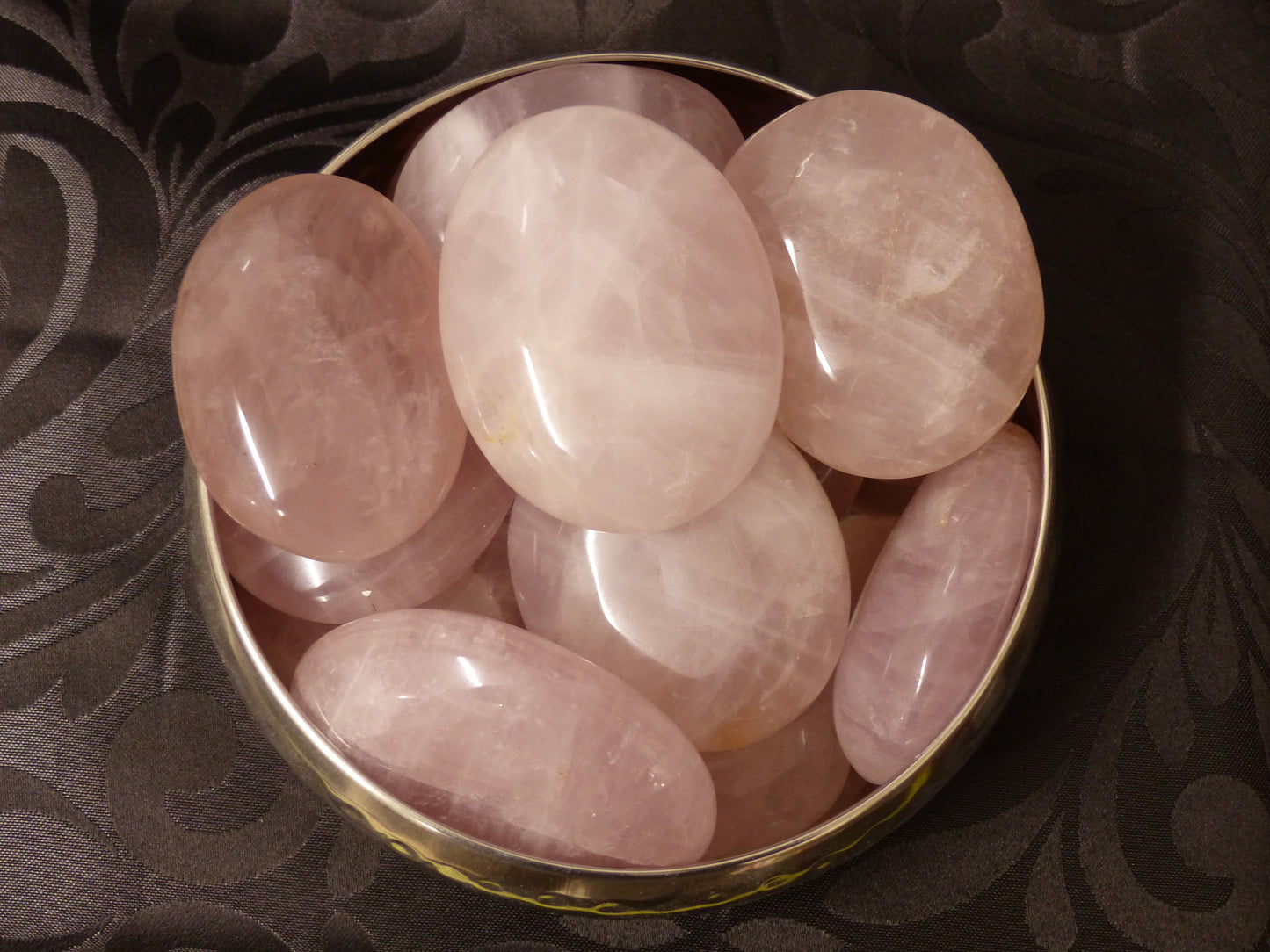 Quartz rose galet