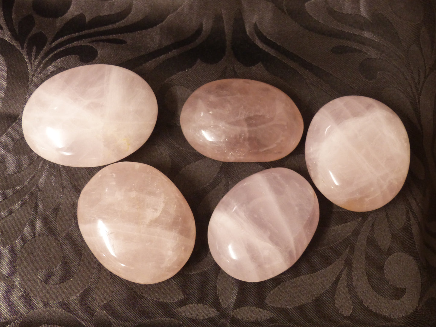 Quartz rose galet