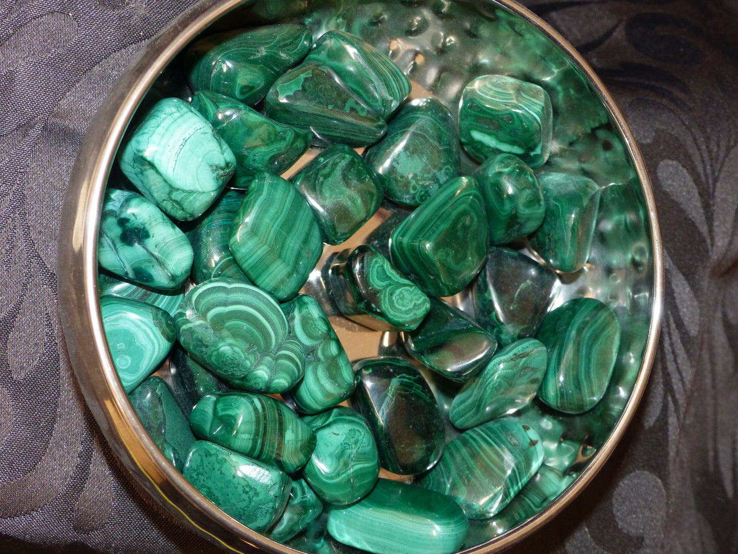 Malachite roulée