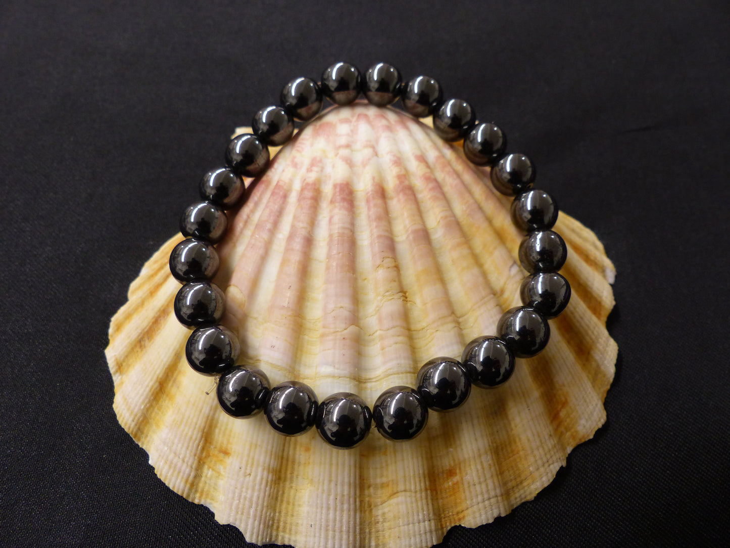 Bracelet homme en magnétite 20cm