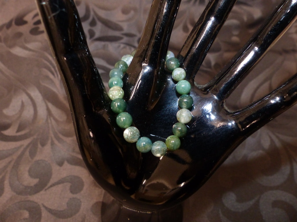 Bracelet en agate mousse enfants et ados