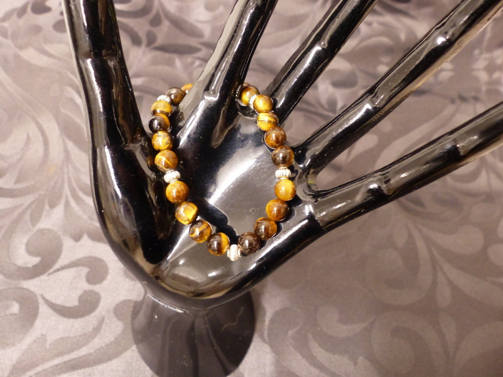 Bracelet en œil de tigre ados et enfants
