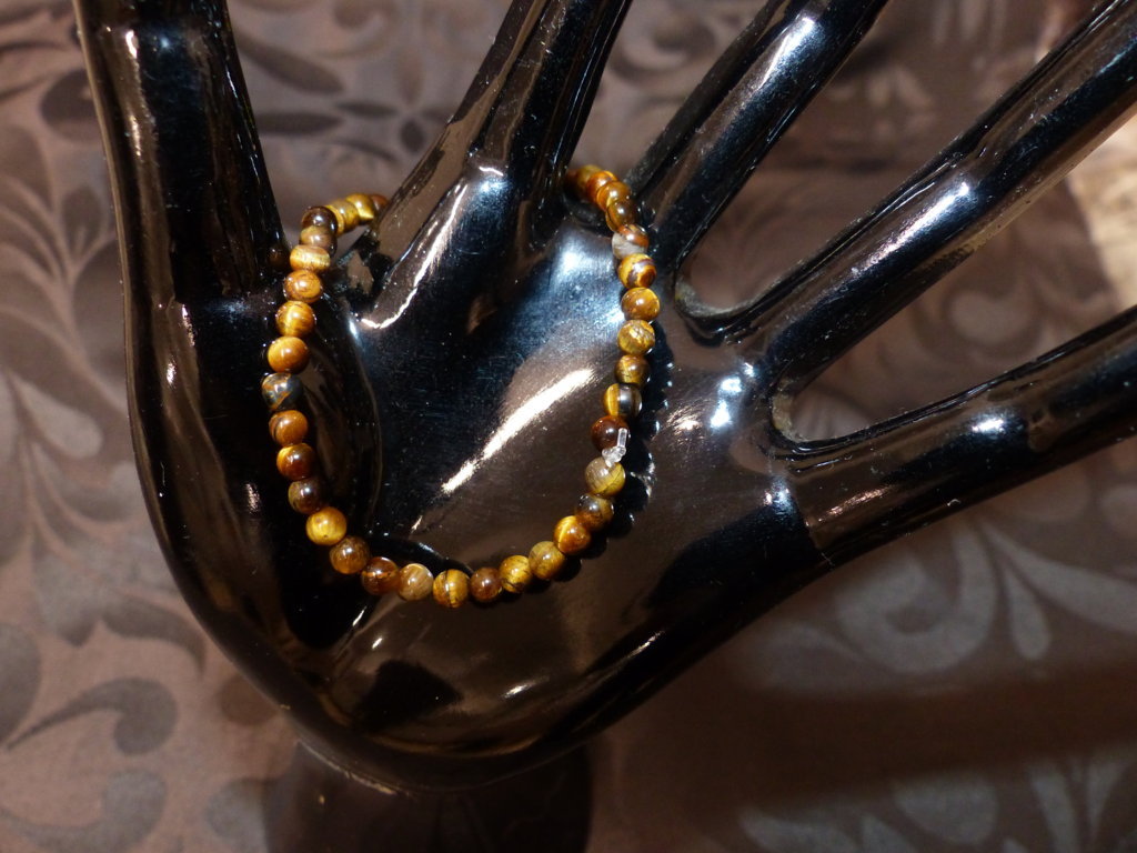 Bracelet en œil de tigre ados et enfants