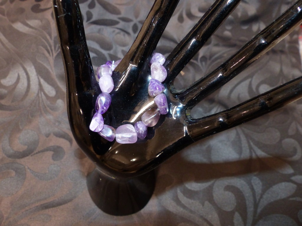 Bracelet en améthyste pour ados et enfants