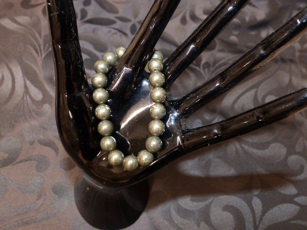 Bracelet ado en pyrite 8mm