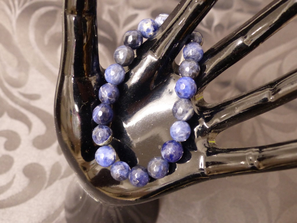 Bracelet ado en sodalite