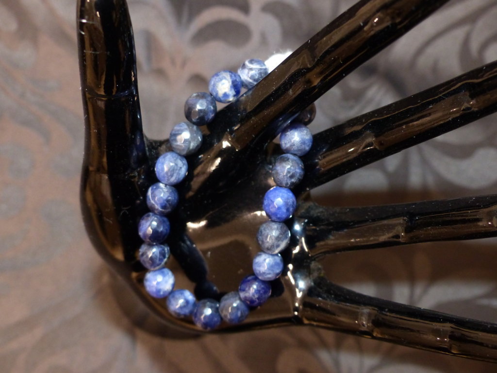 Bracelet ado en sodalite