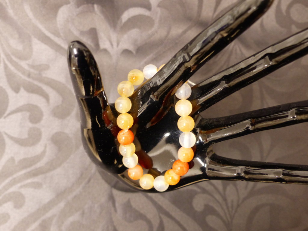 Bracelet ado en agate cornaline