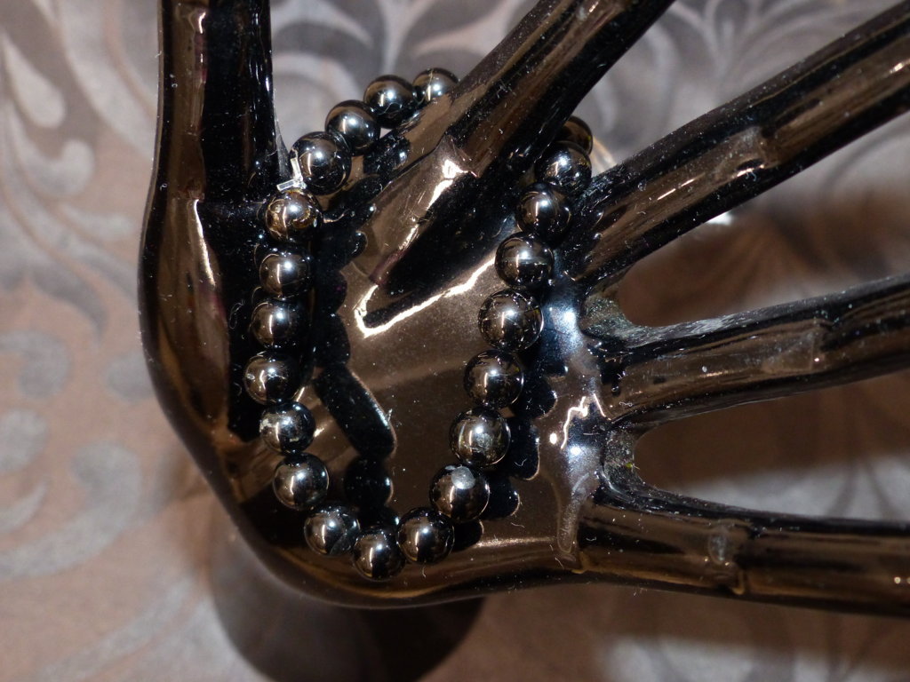 Bracelet ado en tourmaline noire