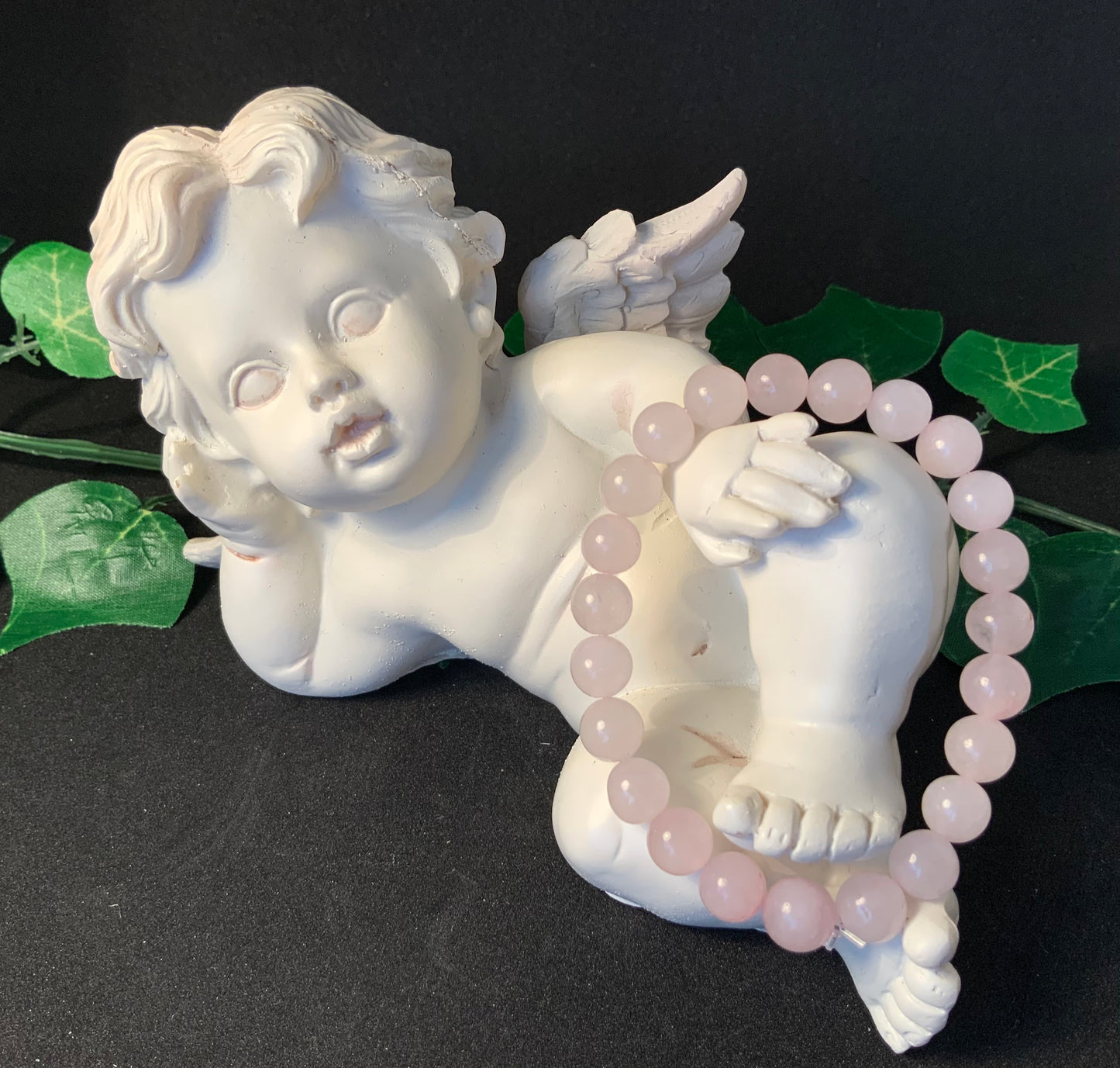 Bracelet en quartz rose, perles 6mm, 8mm ou 10 mm