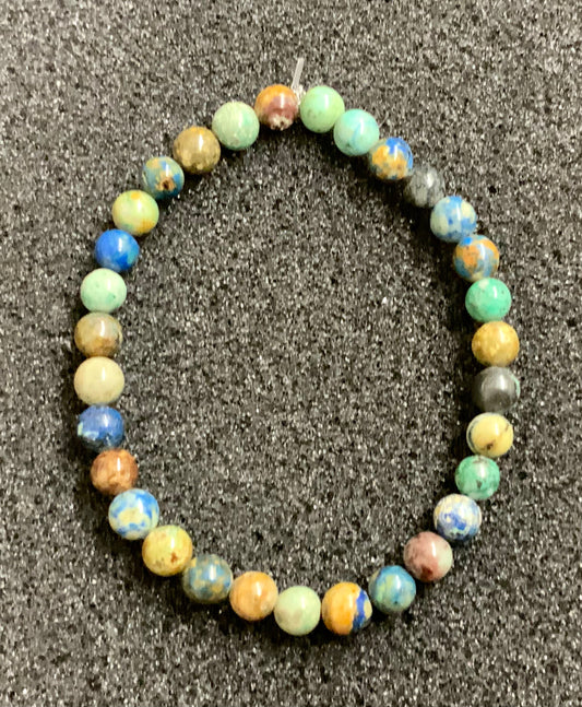 Bracelet en chrysocolle