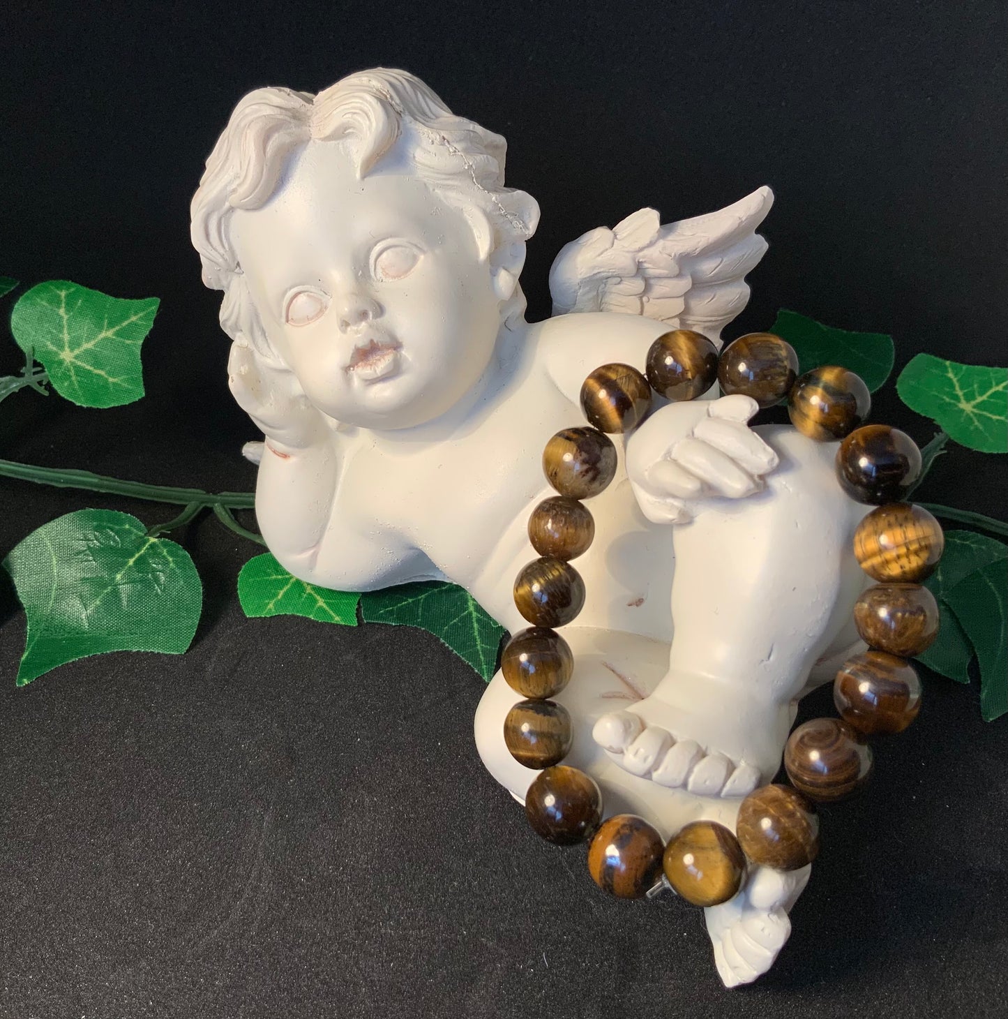 Bracelet œil de tigre perles 6 mm, 8 mm ou 10 mm