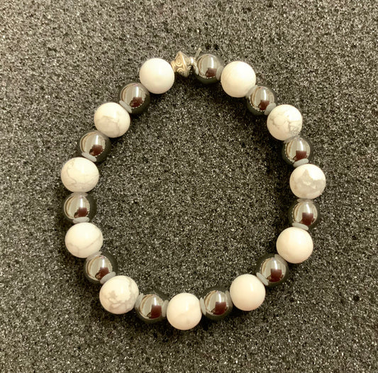 Bracelet en howlite