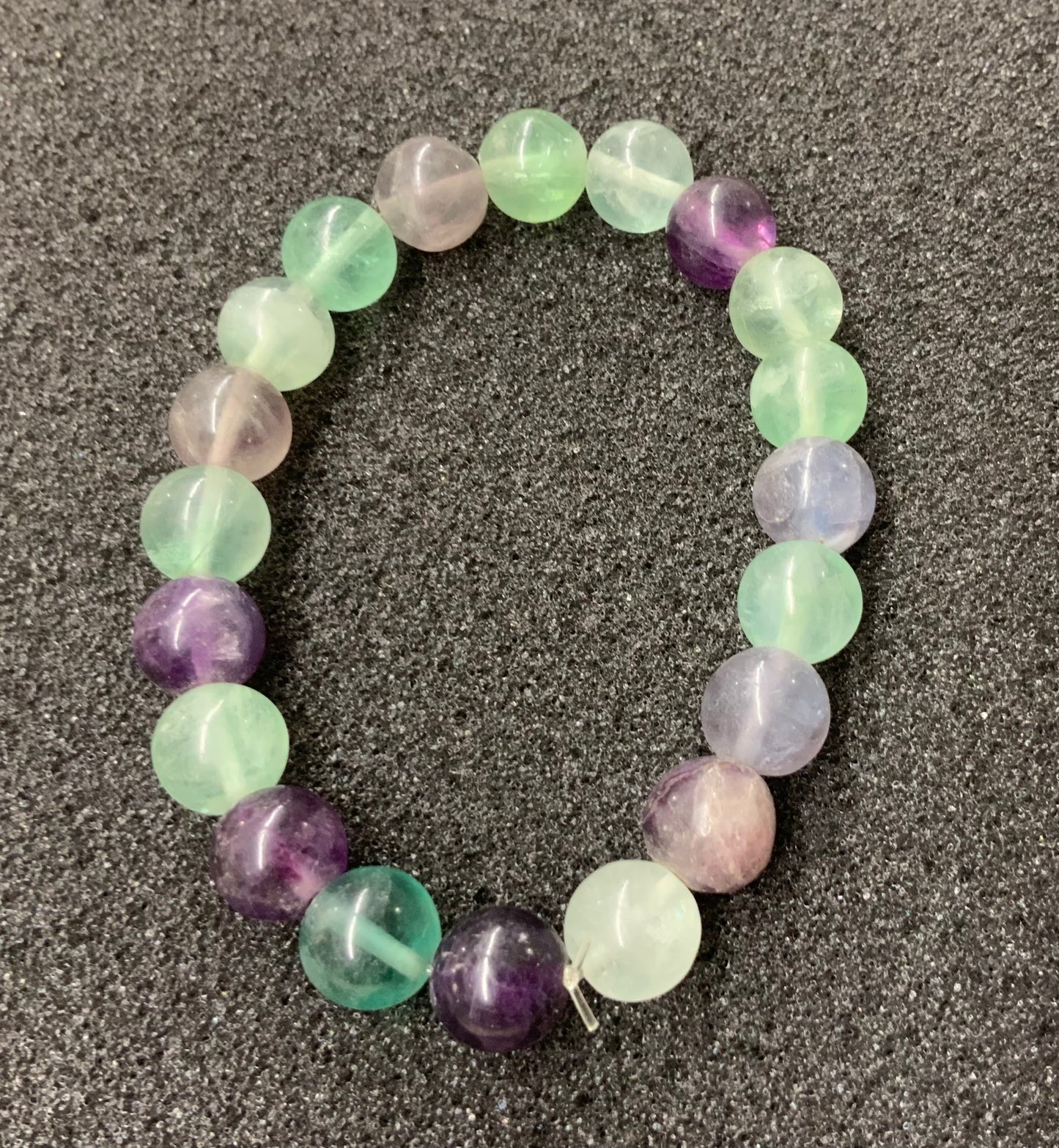 Bracelet en fluorite perles de 6 , 8 ou 10 mm