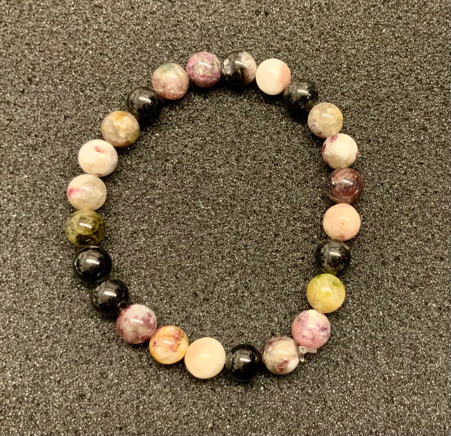 Bracelet en tourmaline mixte