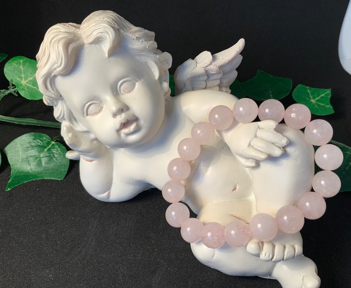 Bracelet en quartz rose, perles 6mm, 8mm ou 10 mm