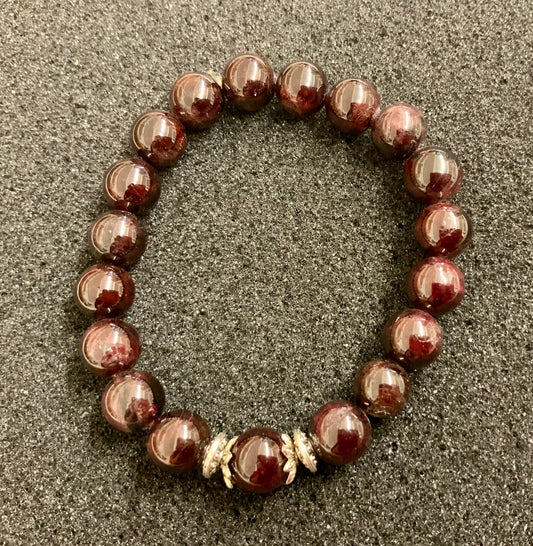 Bracelet en grenat