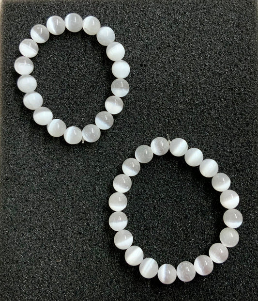 Bracelet en sélénite du Maroc